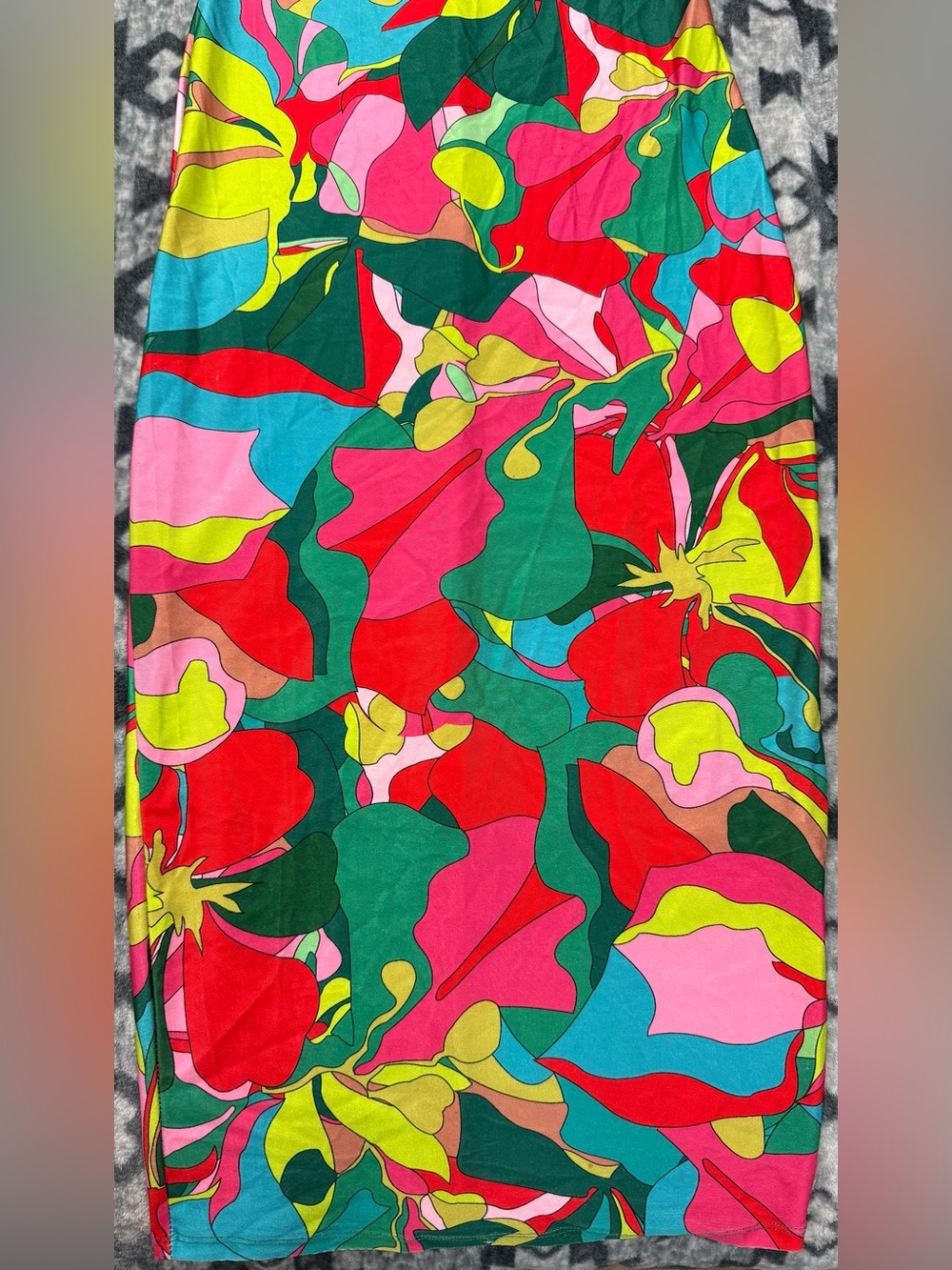 Love, Highlight Tropical Tube Dress — Bright Multicolor - Picture 3 of 4